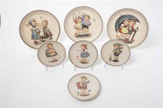 Appraisal: A Collection of Hummel and Hummel-Related Annual Collector's Plates comprising