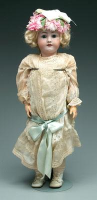 Appraisal: Simon Halbig bisque head doll jointed composition body fixed eyes