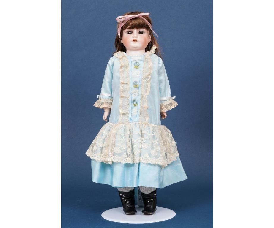 Appraisal: German bisque head Lilly doll with kid leather body h