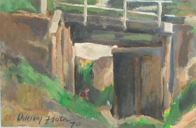 Appraisal: William Jock Frater - The Old Bridge oil on board