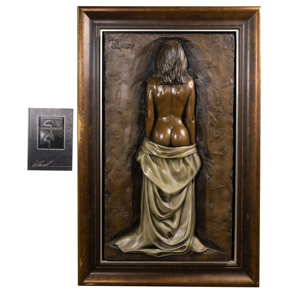 Appraisal: BILL MACK AMERICAN B BRILLIANCE BONDED BRONZE RELIEF SCULPTURE signed