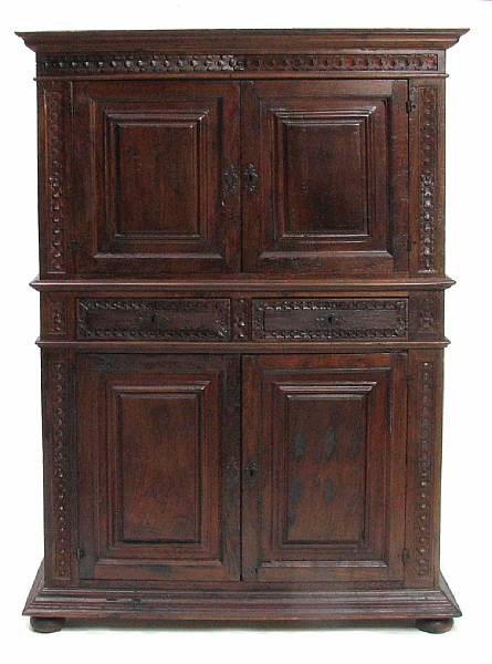 Appraisal: A Renaissance style cupboard height ft in width in depth