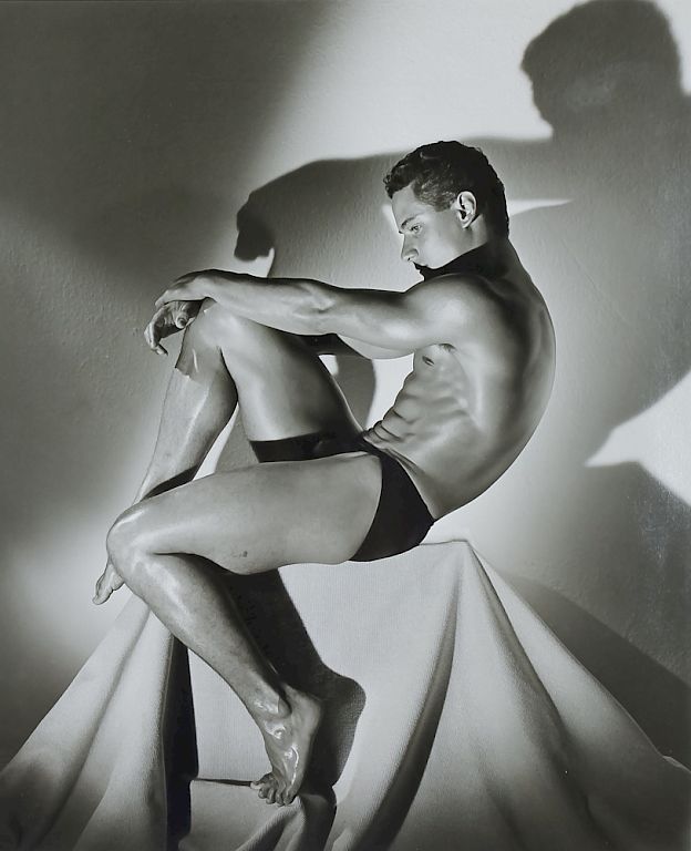 Appraisal: Herb Ritts Greg Louganis Gelatin Silver Print Signed and numbered