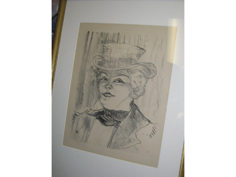 Appraisal: HENRI DE TOULOUSE LAUTREC FRENCH - MADAME REJANE D lithograph