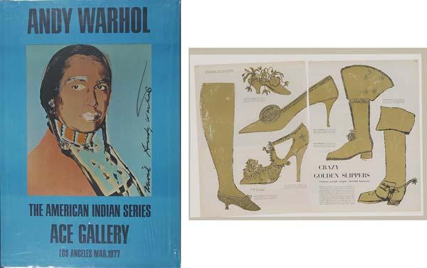 Appraisal: ANDY WARHOL American - The American Indian Series Ace Gallery