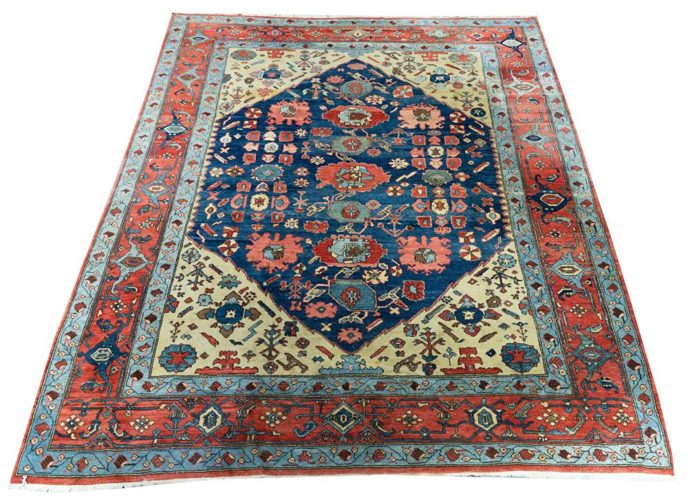 Appraisal: INDO-PERSIAN CARPETlate th century wool on cotton foundation ' x