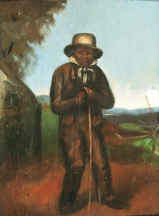 Appraisal: American School th Century Portrait of 'Doct' Sandy Kenny Unsigned