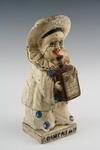 Appraisal: CHALKWARE - Circa advertising chalkware figure of a clown wearing