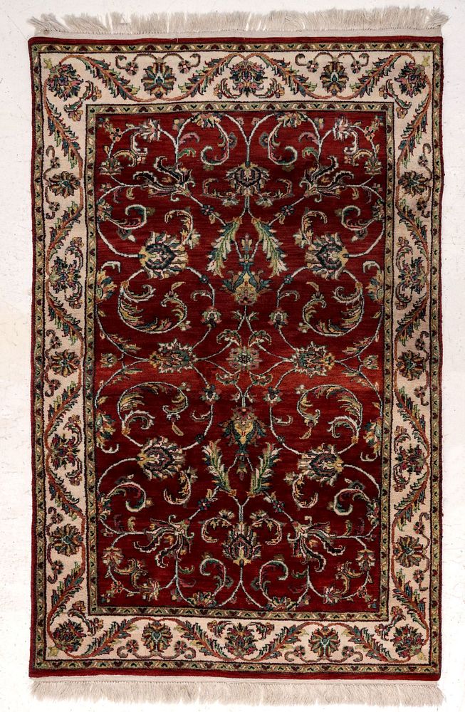 Appraisal: A LATE TH CENTURY INDO PERSIAN RUG The hand knotted