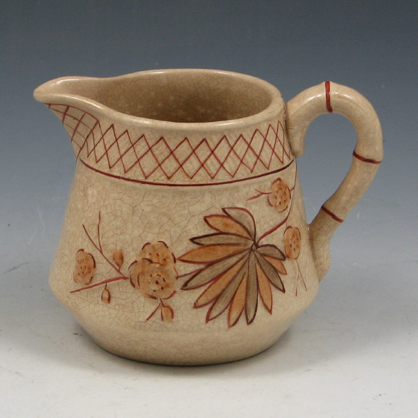 Appraisal: Avalon Faience Baltimore majolica creamer from s Marked with triangular