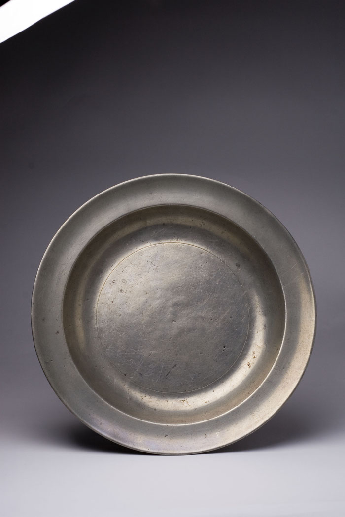 Appraisal: PEWTER DEEP DISH JOHN ANDREW BRUNSTROM CIRCA - Philadelphia Pennsylvania