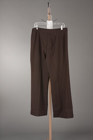 Appraisal: Valentino Chocolate brown poly slacks Size Good condition