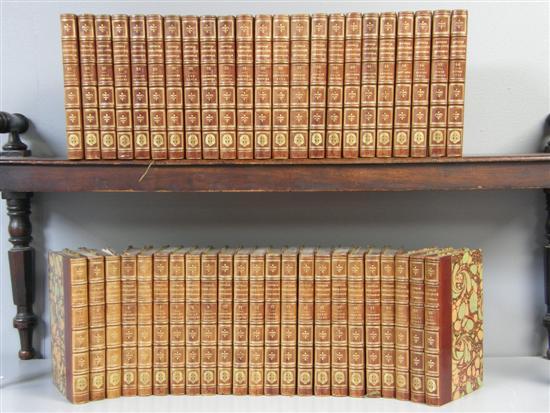 Appraisal: Nouvelle Biographie Universelle volumes leather bindings PROVENANCE Thetis Blacker