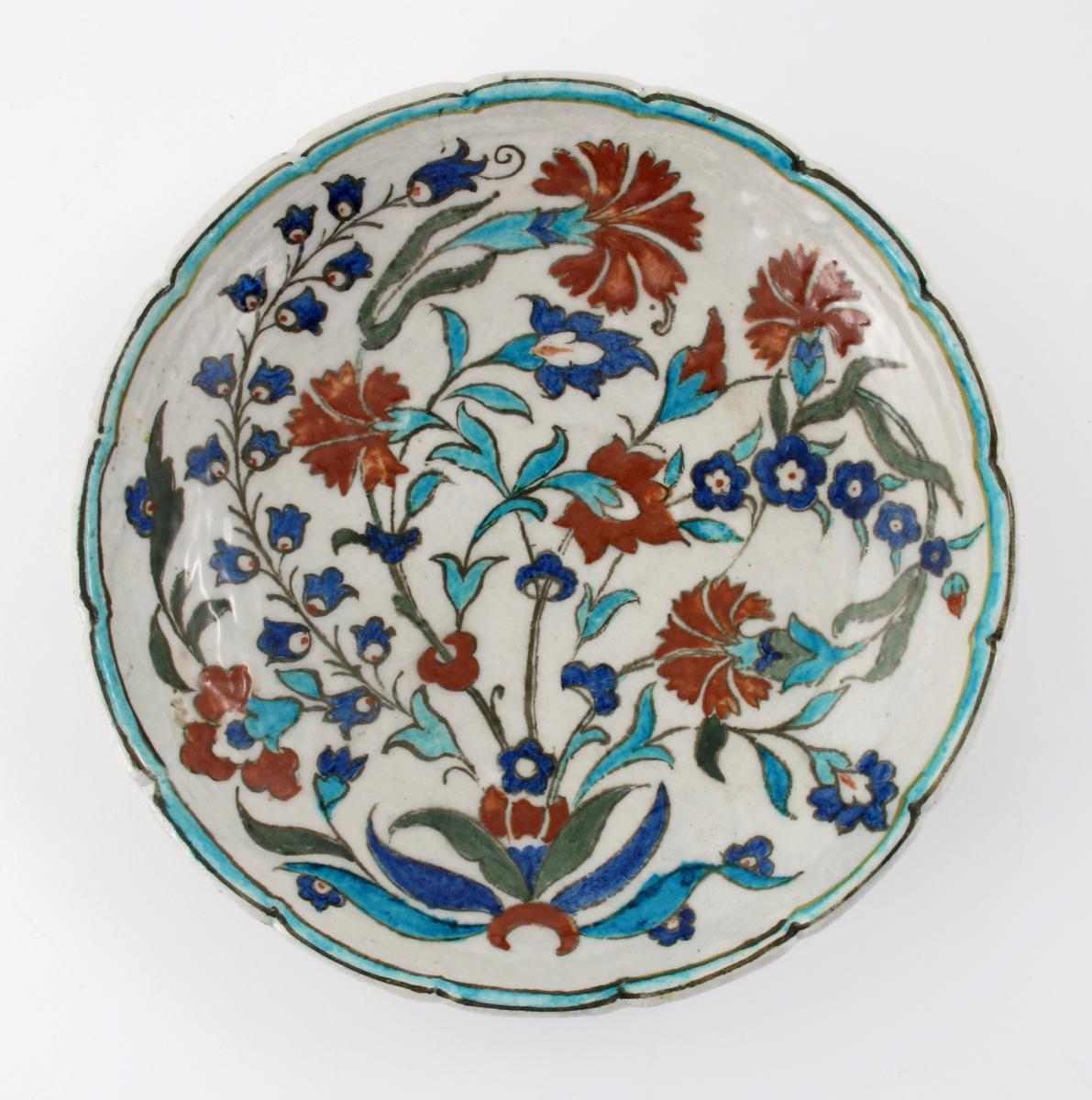 Appraisal: A Lachenal Pottery Persian wall plate