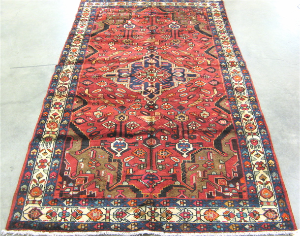 Appraisal: PERSIAN HAMADAN TRIBAL AREA RUG ' x '