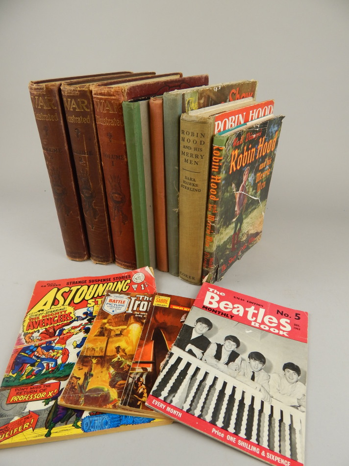 Appraisal: A collection of magazines books etc to include War Illustrated