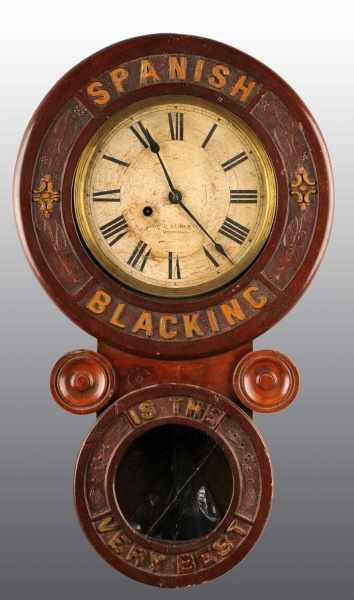 Appraisal: Spanish Blacking Baird Clock Description A very rare miniature Very