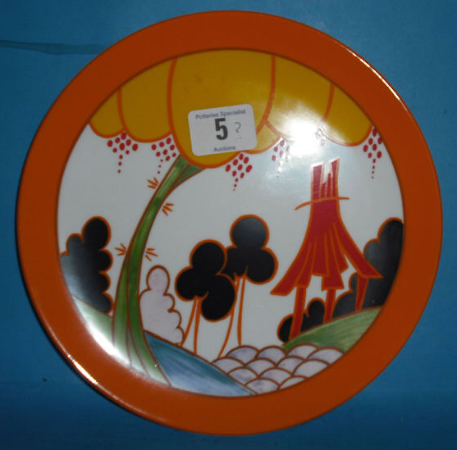 Appraisal: Wedgwood Limited Edition Clarice Cliff Bizare Plate in the Summerhouse