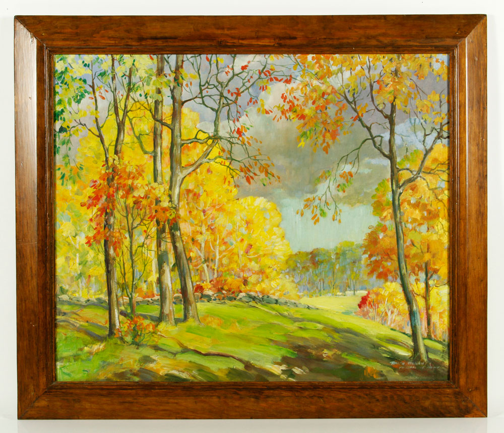 Appraisal: - Nelson Fall Landscape O C Ralph Nelson American -