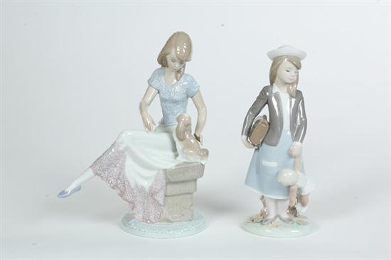 Appraisal: TWO LLADRO FIGURES Pocket Full of Wishes h And Autumn