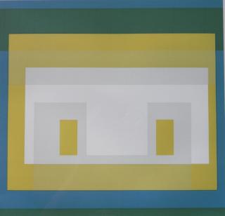 Appraisal: Joseph Albers silkscreen Joseph Albers American - - ''Variant II''-