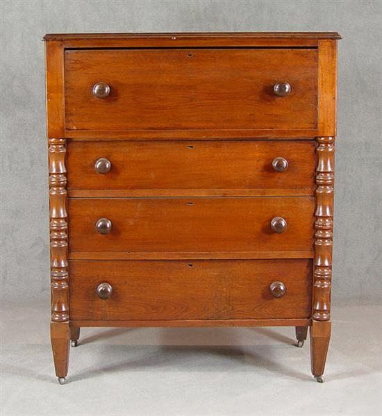 Appraisal: American Country Empire Walnut Chest