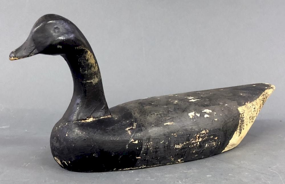 Appraisal: Signed Goose Decoy Goose decoy signed Jim McC h x