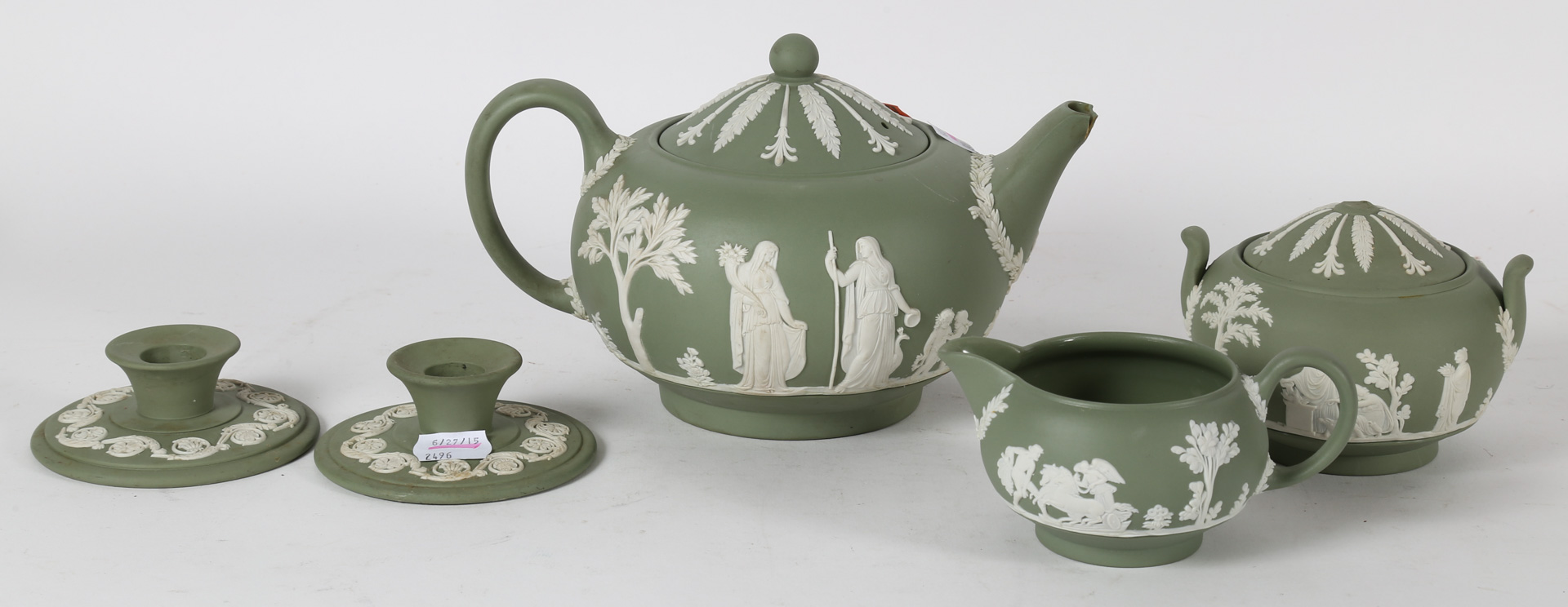 Appraisal: Five pieces of Wedgwood Undernumber