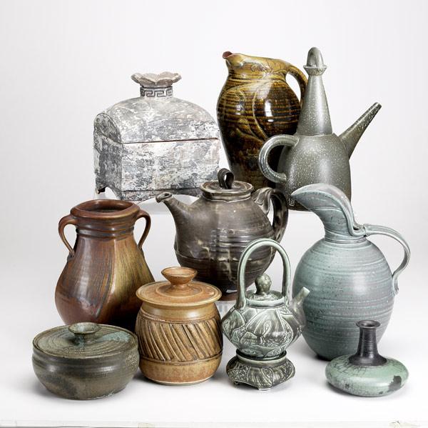 Appraisal: CONTEMPORARY STUDIO POTTERY Ten pieces include works by Sabia Bill