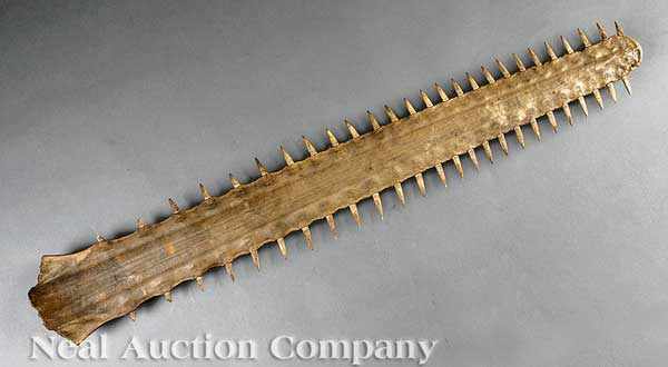 Appraisal: A Decorative Trophy Swordfish Rostrum length in Provenance Succession of