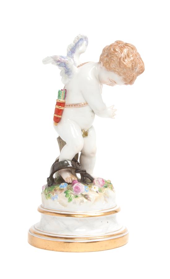 Appraisal: Sale Lot A Meissen Porcelain Figure depicting Cupid in a