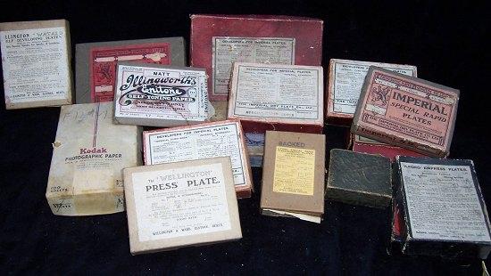 Appraisal: A large quantity of photographic plates in original packaging used