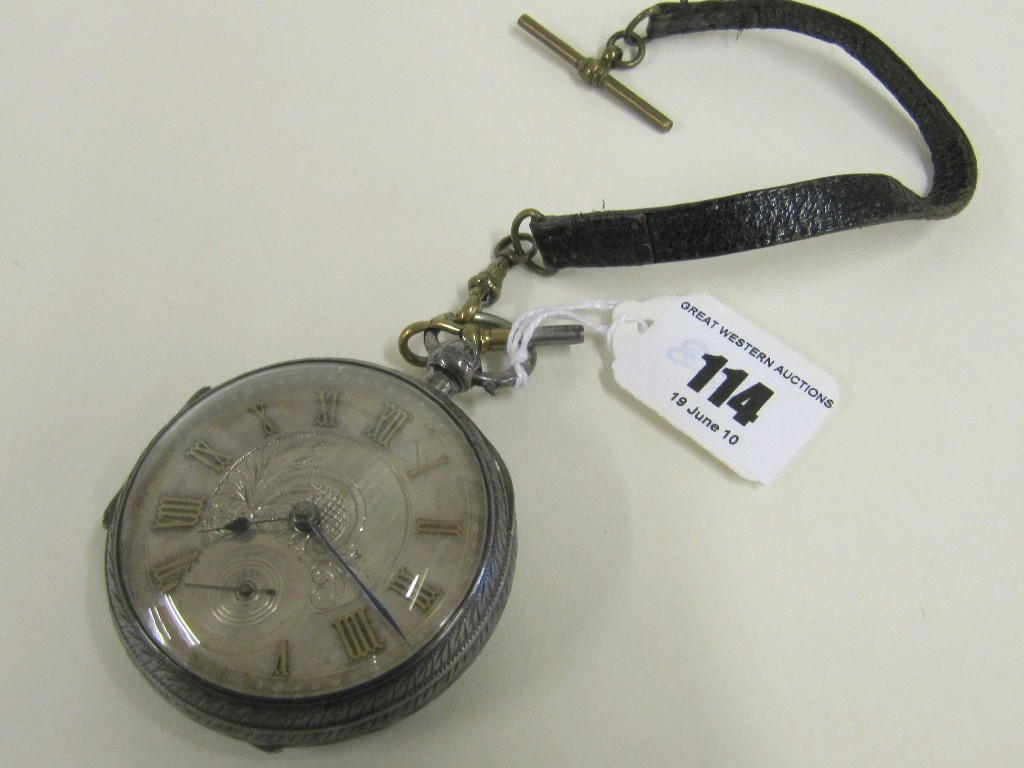 Appraisal: Silver pocket watch hallmarked Chester