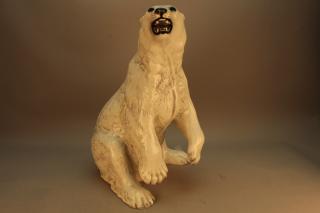 Appraisal: Large Signed Italian Ceramic Polar Bear Large Signed Italian Ceramic