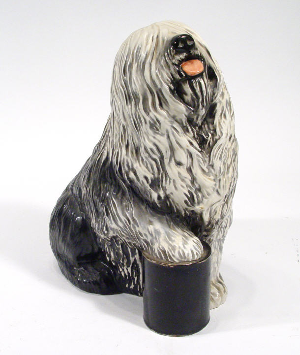 Appraisal: Large hand painted Beswick English sheep dog factory marks to