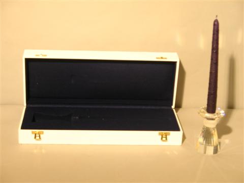 Appraisal: SWAROVSKI CRYSTAL CANDELSTICK In the original box with paper label