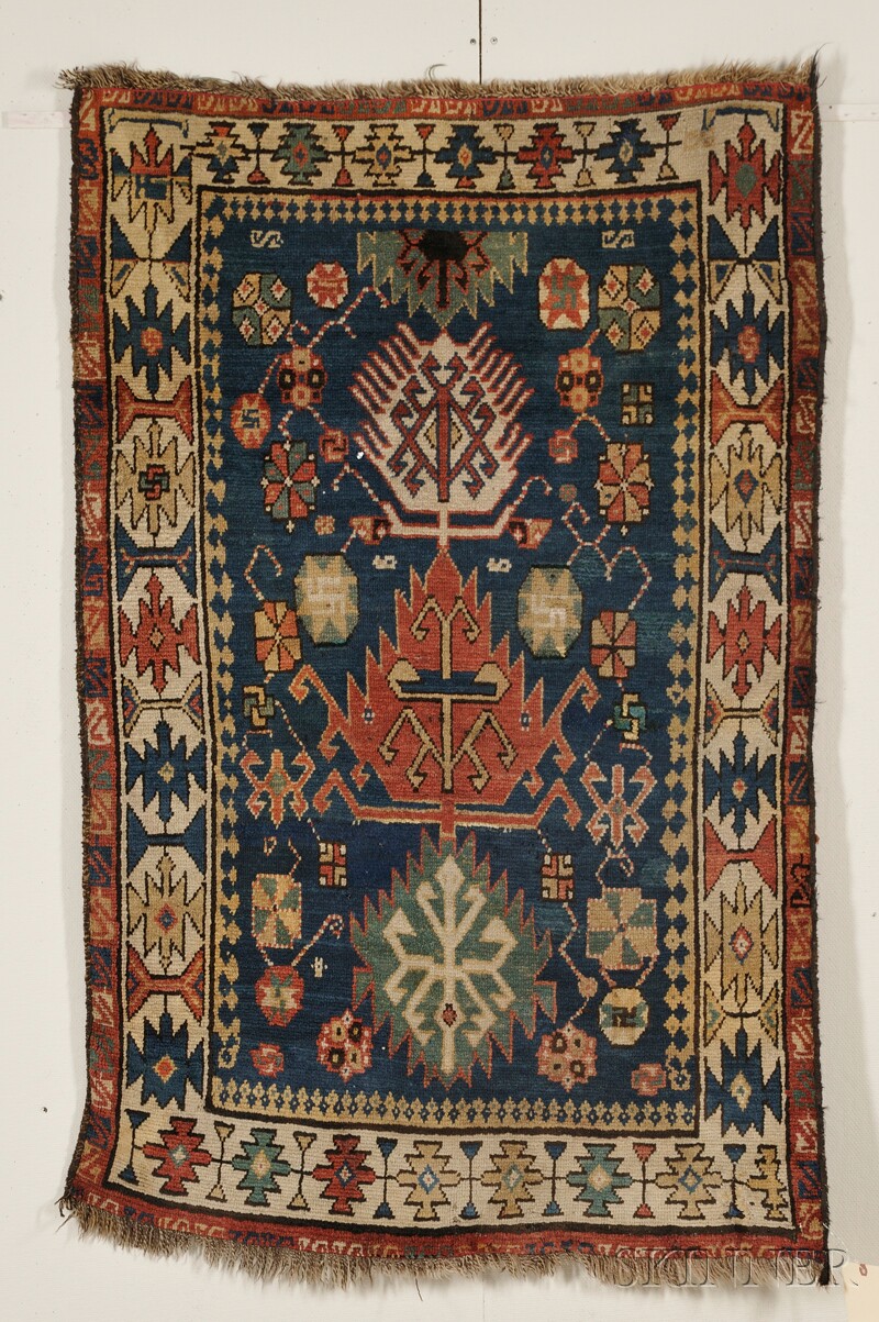 Appraisal: Kuba Rug Northeast Caucasus last quarter th century small spots