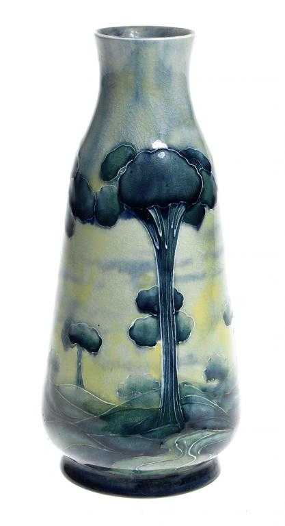 Appraisal: A JAMES MACINTYRE CO HAZELDENE VASE DESIGNED BY WILLIAM MOORCROFT