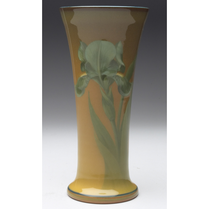 Appraisal: Rare and exceptional Rookwood vase fluted shape covered in a