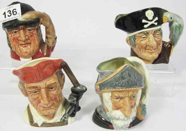 Appraisal: Royal Doulton Small Character Jugs Don Quixote D Long John