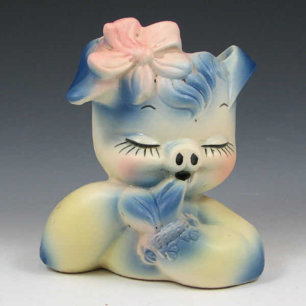 Appraisal: Hull Novelty Pig Planter - Mint Novelty pig planter with