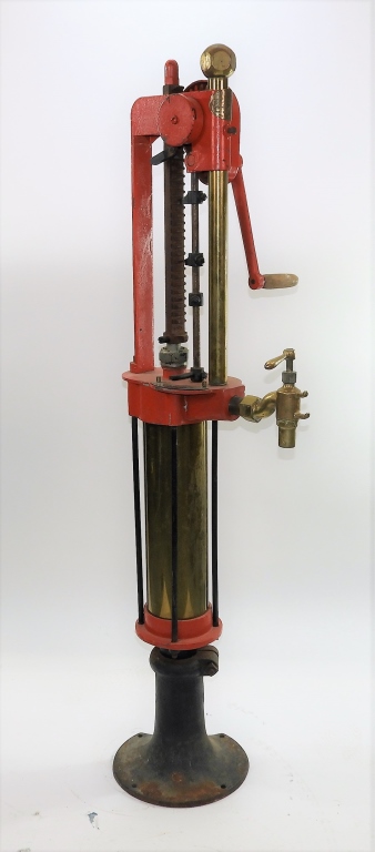 Appraisal: VINTAGE BOWSER NUMBER OIL STORAGE PUMP United States th CenturyA