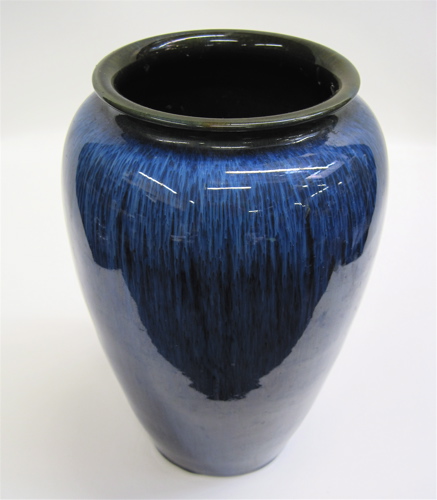 Appraisal: ENGLISH DENBY ART POTTERY VASE c 's electric blue glaze