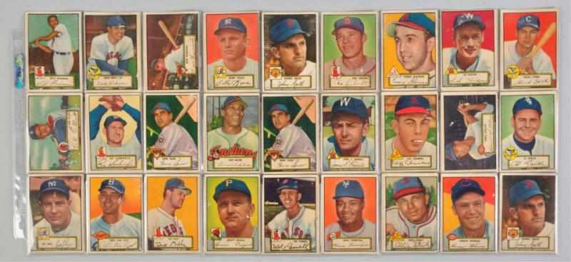 Appraisal: Lot of Topps Baseball Cards Description Includes commons and minor