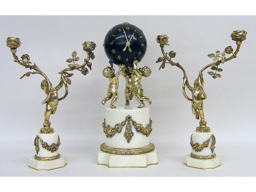 Appraisal: French carriage clock striking on a gong the movement back