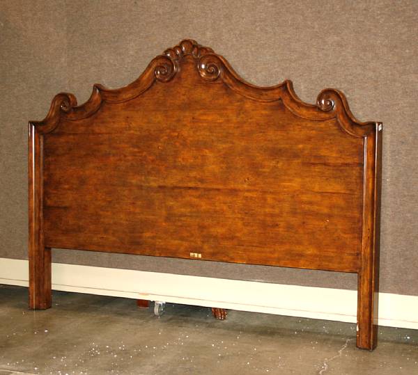 Appraisal: An Italian Rococo style bed height in length in