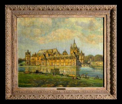 Appraisal: RICHARD RANET - CHANTILLY Oil on canvas x in signed