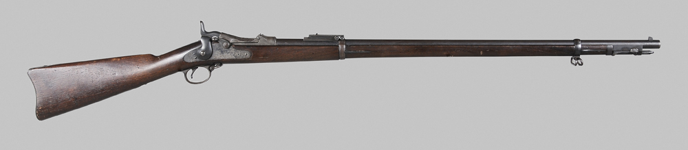 Appraisal: Springfield Model - Trapdoor Rifle - in barrel ramrod bayonette