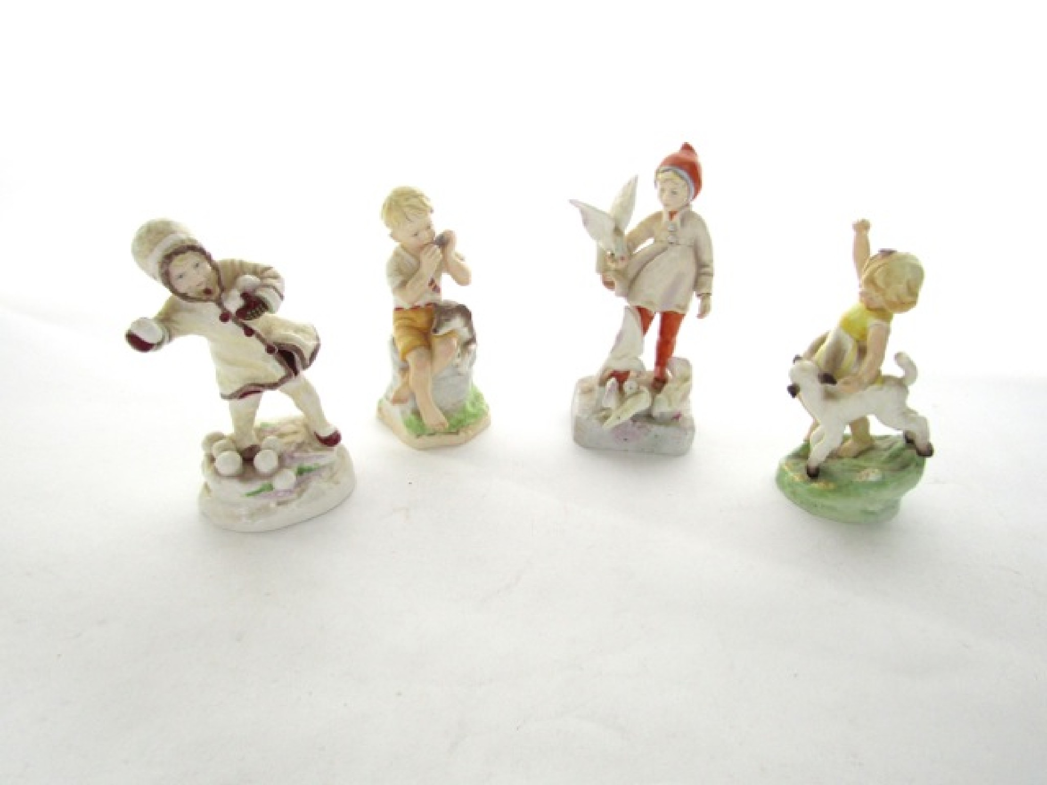 Appraisal: A collection of four Royal Worcester figures from the Months