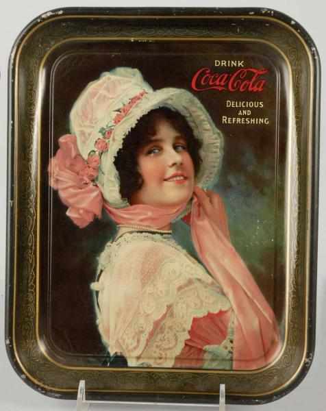 Appraisal: Coca-Cola Serving Tray Description Beautiful strong colors Some uniform crazing